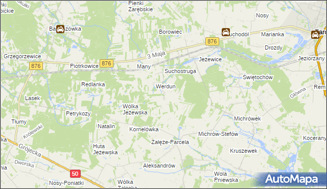 mapa Bystrzanów, Bystrzanów na mapie Targeo