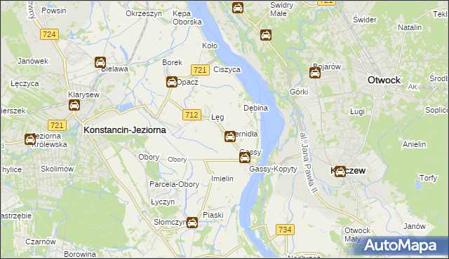 mapa Czernidła, Czernidła na mapie Targeo