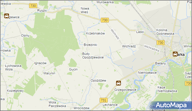 mapa Kazimierków, Kazimierków na mapie Targeo