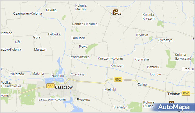 mapa Kmiczyn-Kolonia, Kmiczyn-Kolonia na mapie Targeo