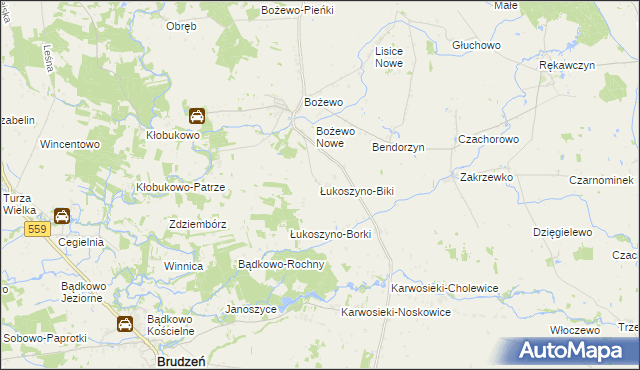 mapa Łukoszyno-Biki, Łukoszyno-Biki na mapie Targeo
