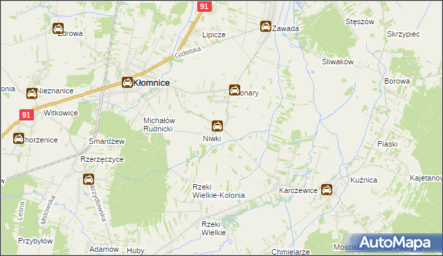 mapa Pacierzów, Pacierzów na mapie Targeo