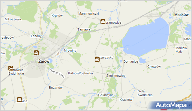 mapa Pożarzysko, Pożarzysko na mapie Targeo