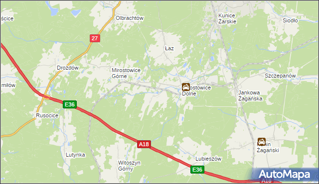 mapa Stawnik, Stawnik na mapie Targeo