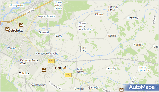 mapa Susk Stary, Susk Stary na mapie Targeo