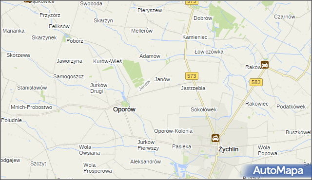 mapa Świechów, Świechów na mapie Targeo