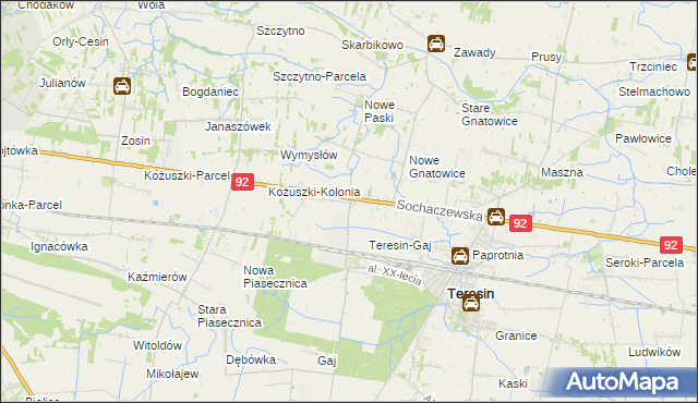 mapa Topołowa, Topołowa na mapie Targeo