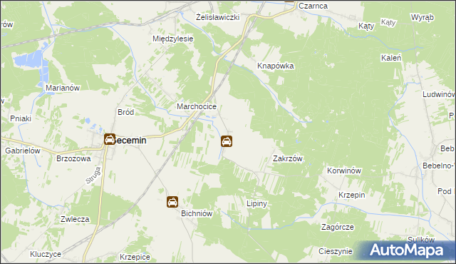 mapa Wałkonowy Dolne, Wałkonowy Dolne na mapie Targeo