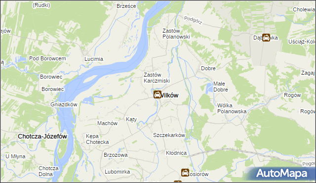 mapa Wilków powiat opolski, Wilków powiat opolski na mapie Targeo