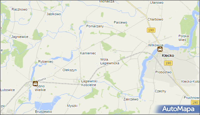 mapa Wola Łagiewnicka, Wola Łagiewnicka na mapie Targeo