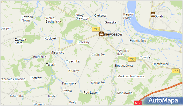 mapa Zdunków, Zdunków na mapie Targeo