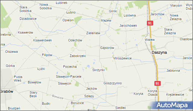 mapa Drzykozy, Drzykozy na mapie Targeo