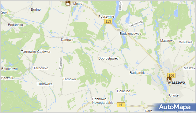 mapa Dobrosławiec, Dobrosławiec na mapie Targeo