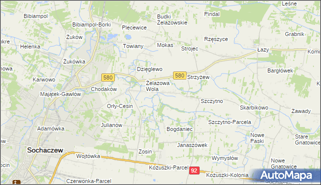 mapa Nowe Mostki, Nowe Mostki na mapie Targeo