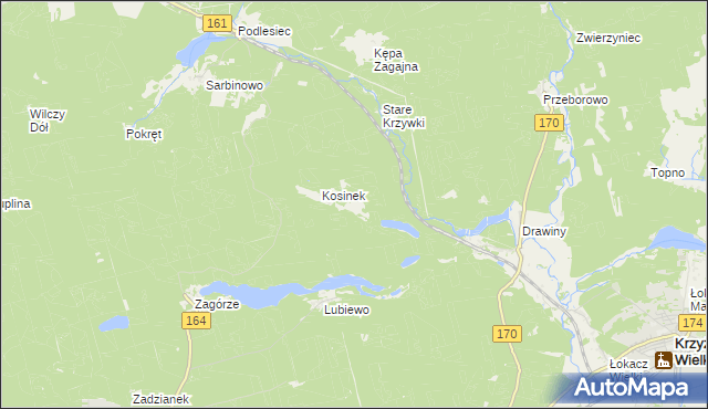 mapa Zdzieborze, Zdzieborze na mapie Targeo