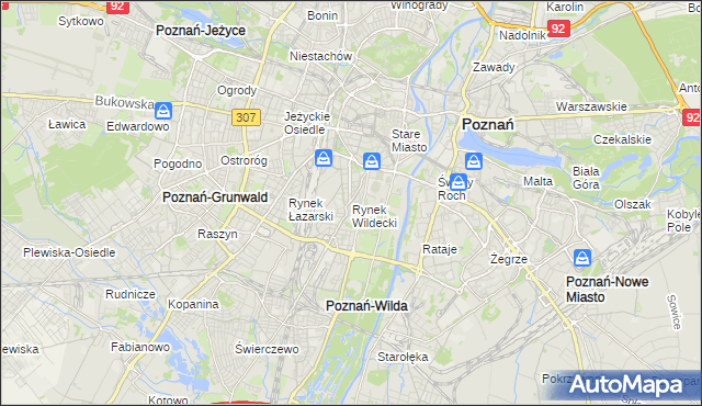 mapa Rynek Wildecki, Rynek Wildecki na mapie Targeo