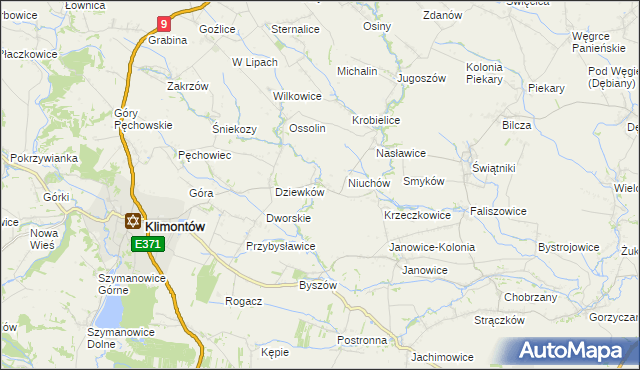 mapa Węgrce Szlacheckie, Węgrce Szlacheckie na mapie Targeo