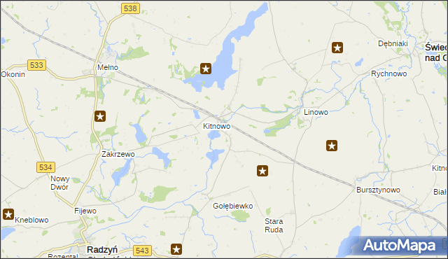 mapa Boguszewo gmina Gruta, Boguszewo gmina Gruta na mapie Targeo