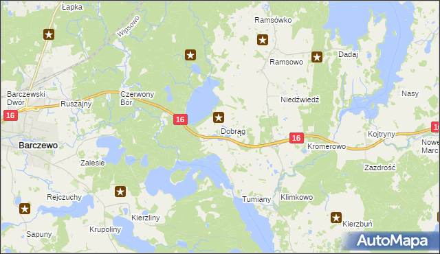mapa Dobrąg, Dobrąg na mapie Targeo