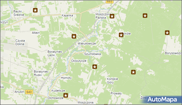mapa Grabarka-Klasztor, Grabarka-Klasztor na mapie Targeo