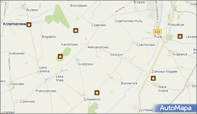 mapa Huby Pijanowskie, Huby Pijanowskie na mapie Targeo