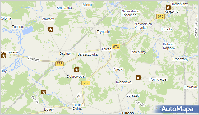 mapa Markowszczyzna, Markowszczyzna na mapie Targeo