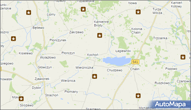 mapa Mokówko, Mokówko na mapie Targeo