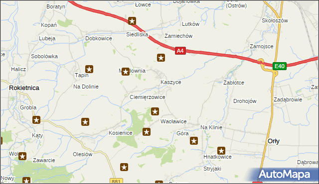 mapa Olszynka gmina Orły, Olszynka gmina Orły na mapie Targeo