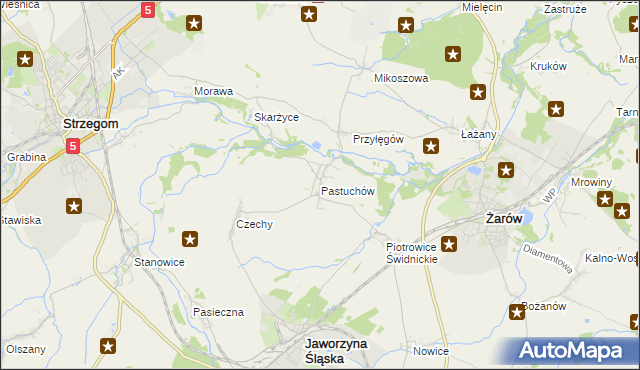 mapa Pastuchów, Pastuchów na mapie Targeo