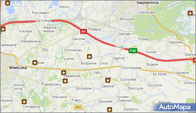 mapa Słomiróg, Słomiróg na mapie Targeo