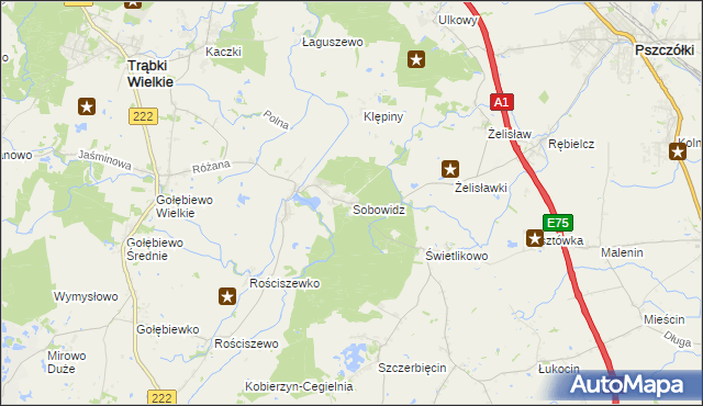 mapa Sobowidz, Sobowidz na mapie Targeo