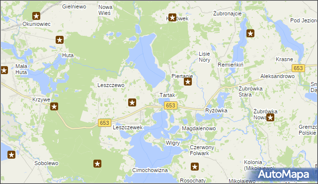 mapa Tartak gmina Suwałki, Tartak gmina Suwałki na mapie Targeo