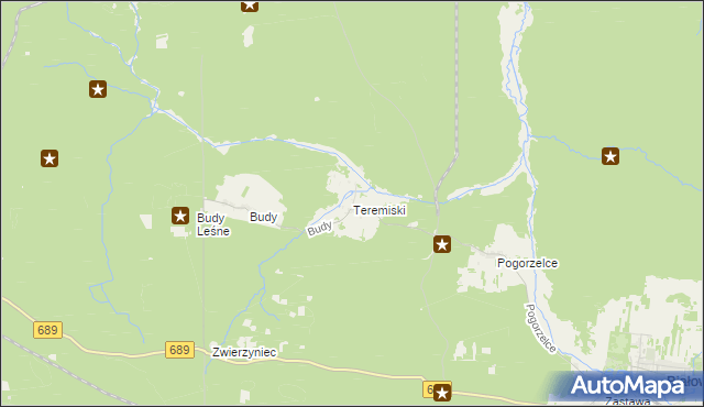 mapa Teremiski, Teremiski na mapie Targeo