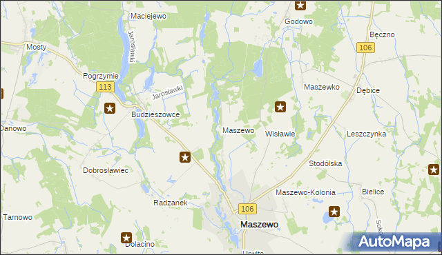 mapa Wisławie, Wisławie na mapie Targeo
