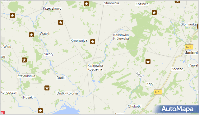 mapa Wojtówce, Wojtówce na mapie Targeo