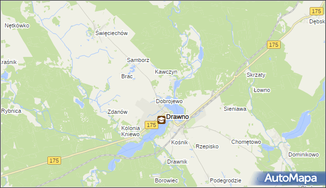 mapa Pszczewko, Pszczewko na mapie Targeo