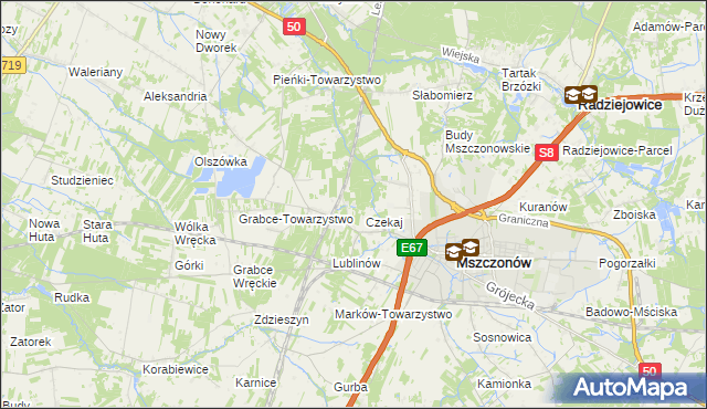 mapa Marków-Świnice, Marków-Świnice na mapie Targeo