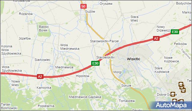mapa Starowiskitki, Starowiskitki na mapie Targeo