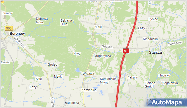 mapa Drogobycza, Drogobycza na mapie Targeo