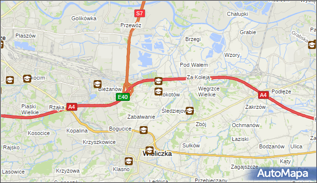 mapa Kokotów, Kokotów na mapie Targeo
