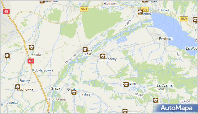 mapa Krempachy, Krempachy na mapie Targeo