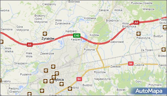 mapa Pustynia, Pustynia na mapie Targeo