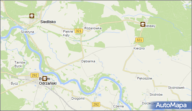 mapa Radocin, Radocin na mapie Targeo