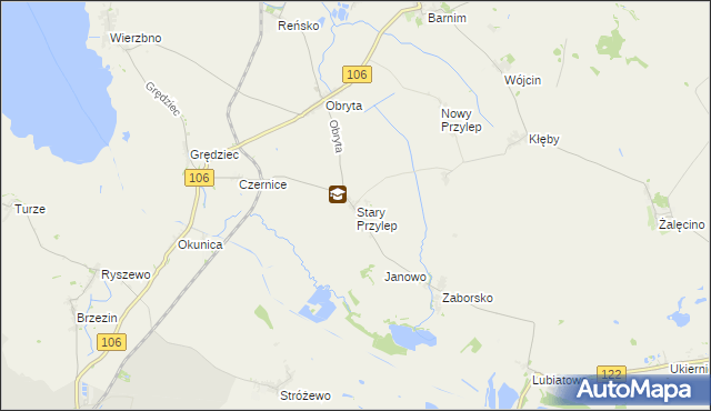 mapa Stary Przylep, Stary Przylep na mapie Targeo