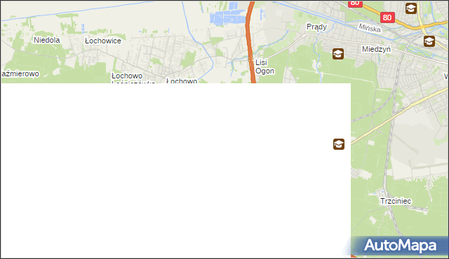 mapa Drzewce gmina Białe Błota, Drzewce gmina Białe Błota na mapie Targeo