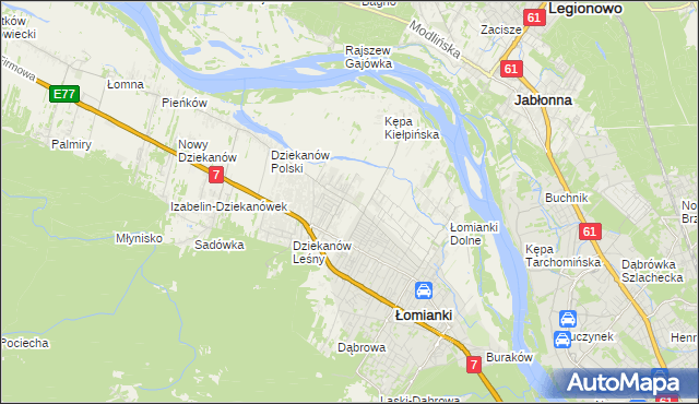 mapa Kiełpin Poduchowny, Kiełpin Poduchowny na mapie Targeo