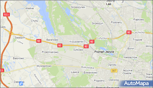 mapa Smochowice, Smochowice na mapie Targeo