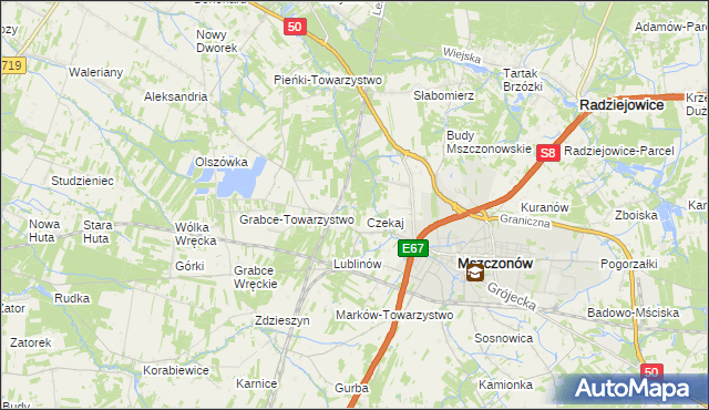 mapa Marków-Świnice, Marków-Świnice na mapie Targeo