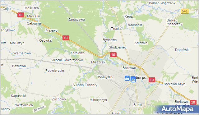 mapa Dwa Młyny, Dwa Młyny na mapie Targeo