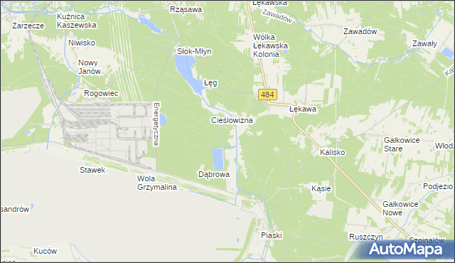 mapa Stefanowizna, Stefanowizna na mapie Targeo